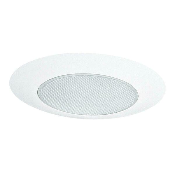 Lucent 6 In. Flat Albalite Shower Metal LU100297